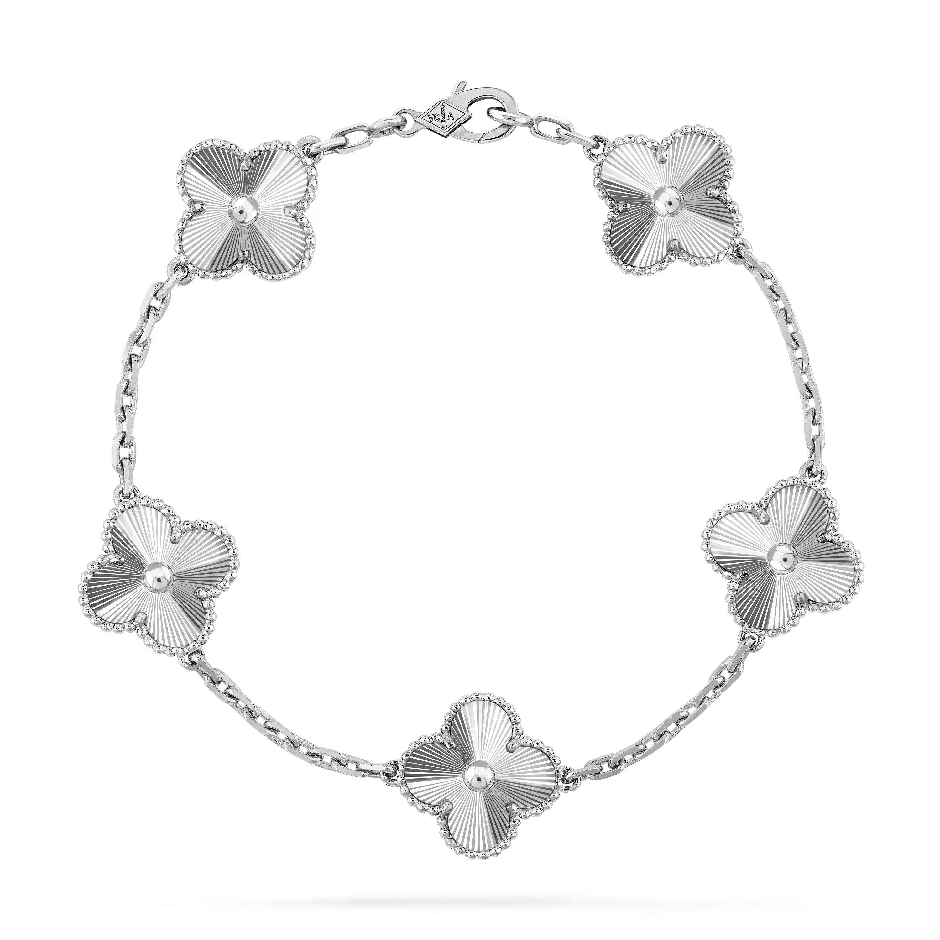 PULSERA CLOVER SILVER