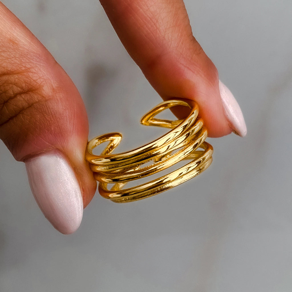 ANILLO NICKI GOLD REGULABLE