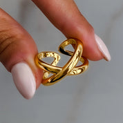 ANILLO CRUCÉ GOLD REGULABLE