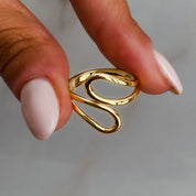 ANILLO CLEOPATRA GOLD REGULABLE