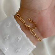 PULSERA CLIPS GOLD